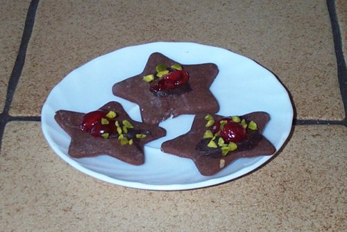 Amaretto-Schoko-Sterne