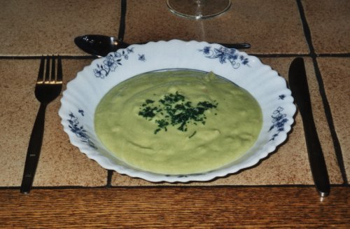 Avocadocremesuppe