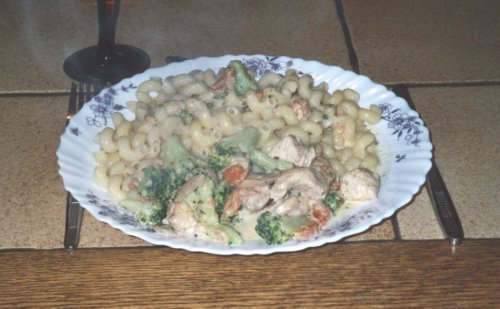 Putenbrust mit Brokkoli-Sahnesauce