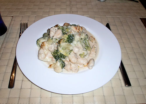 Hähnchen-Brokkoli-Auflauf