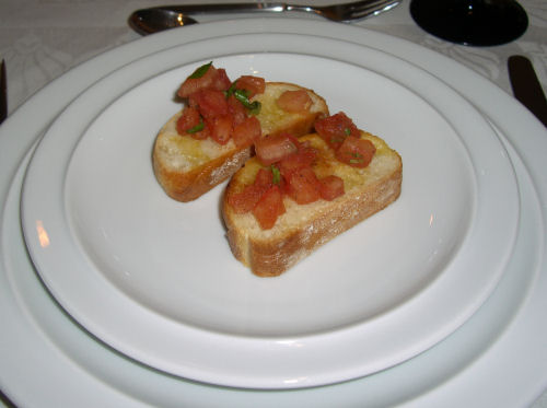 Bruschette con pomodori