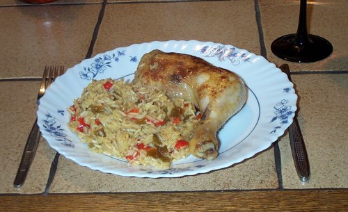 Hähnchenpfanne Calypso