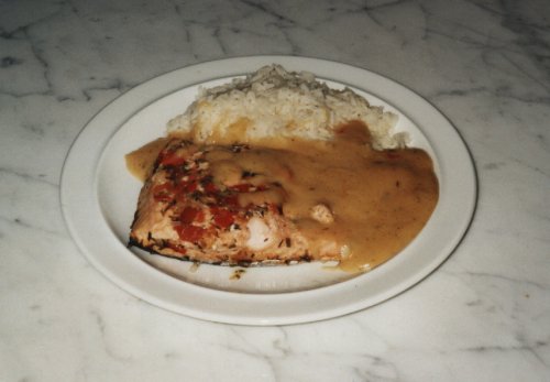 Lachs in Champagnersauce