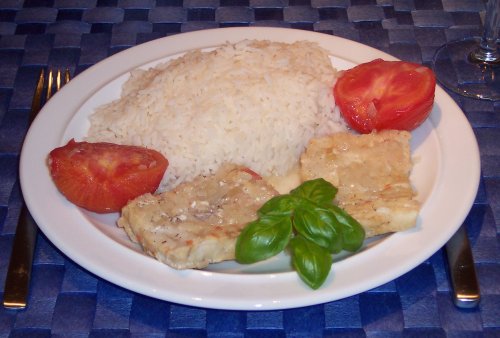 Fischfilet mit Weißwein