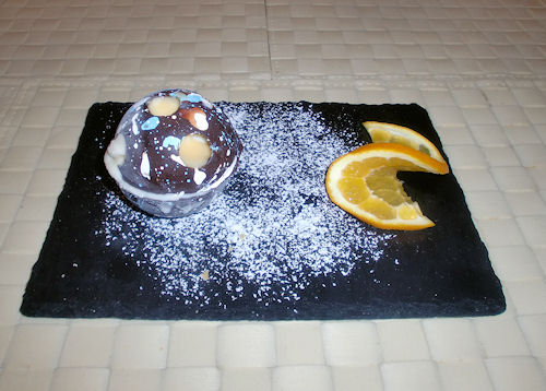 Galaxy Kugel mit Eierliköreis