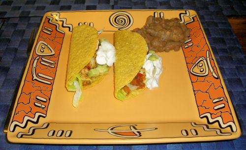 Tacos mit Garnelen