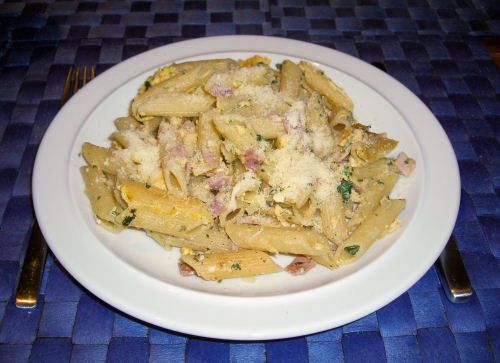 Gebratene Penne
