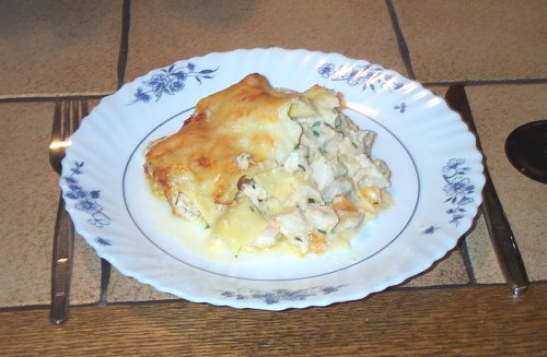 Geflügellasagne