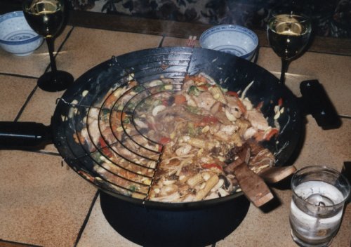 Hähnchenfleisch mit Gemüse