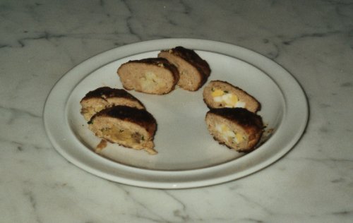 Gefüllte Hackfleischbällchen