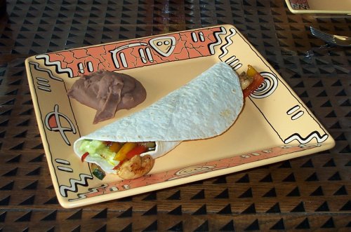Brutzelnde Hühnchen-Fajitas