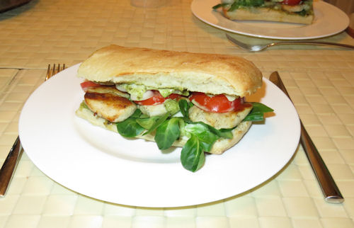 Mediterranes Hächensandwich