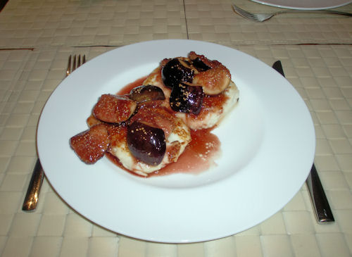 Halloumi mit karamellisierten Feigen