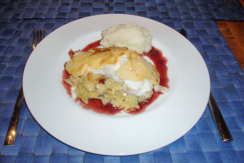 Kabeljaufilet mit Kartoffelkruste