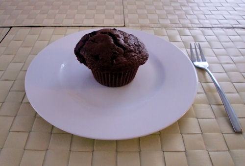 Schoko-Kirsch-Muffin