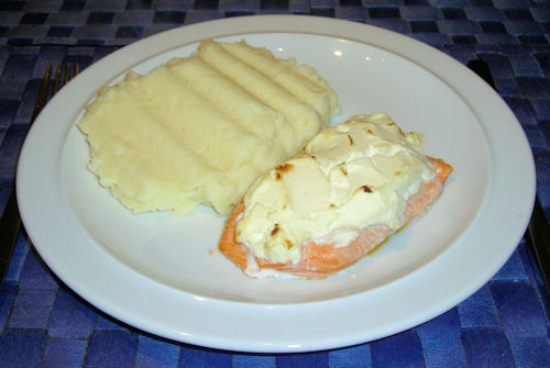 Lachsfilet mit Philadelphia