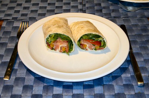 Wrap mit Lachs