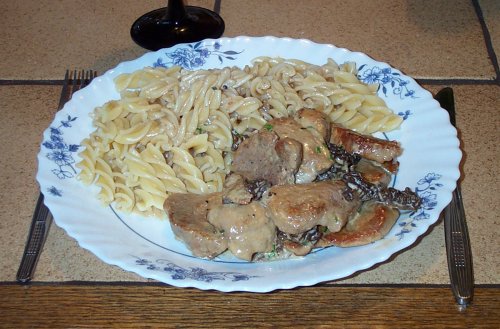 Filetspitzen in Morchelrahm