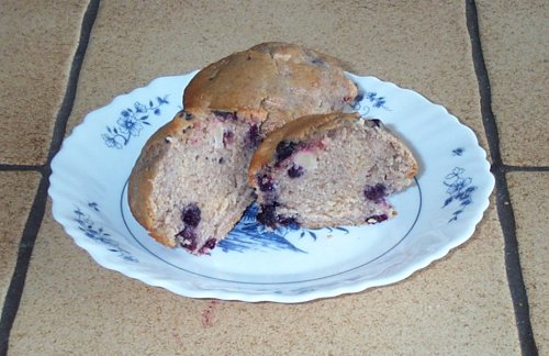 Heidelbeer-Apfel-Muffins
