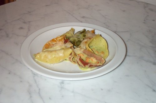 Conchiglione mit Krabben
