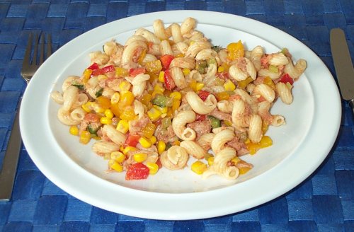 Nudelsalat mit Thunfisch