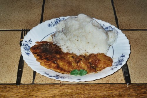 Marinierte Putenschnitzel