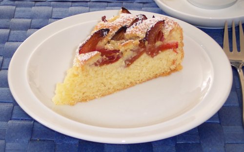 Pflaumenkuchen mit Eierlikör