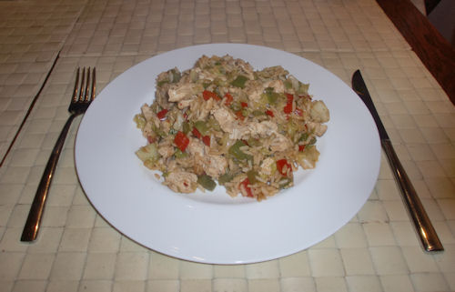 Putengyrospfanne mit Spitzkohl