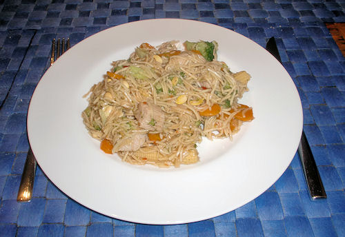 Puten-Wok mit Gemüse