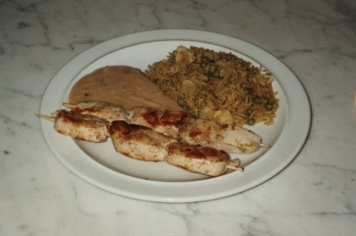Saté-Spießchen