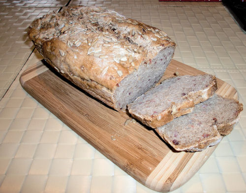 Sauerteigbrot mit Schinken
