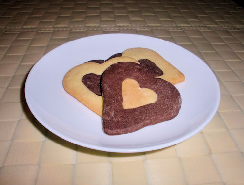 Schwarz-Weiß-Kekse