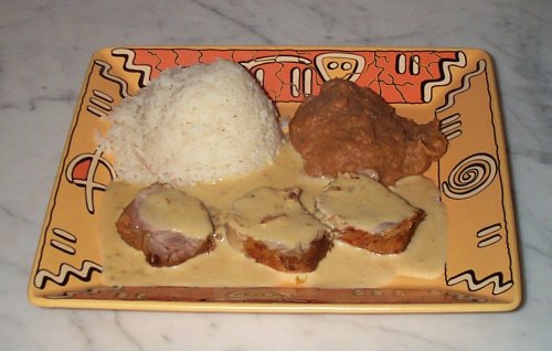Schweinefilet in Weißwein