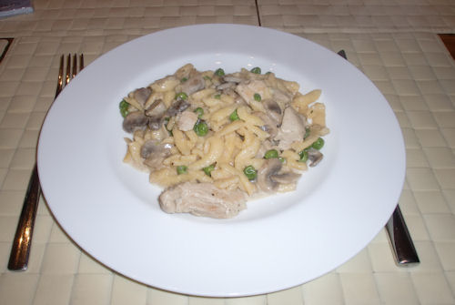 Hähnchen-Spätzle-Pfanne
