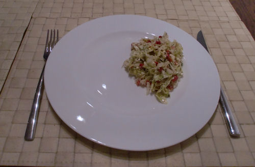 Griechischer Spitzkohlsalat
