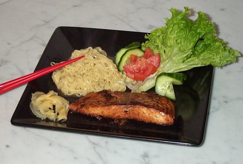 Teriyaki-Lachs