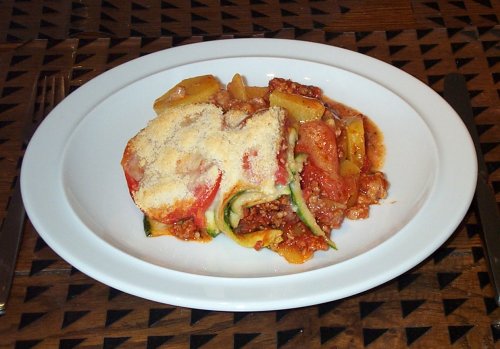 Tomaten-Kartoffel-Moussaka