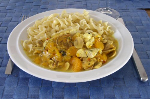 Überbackenes Kabeljaufilet