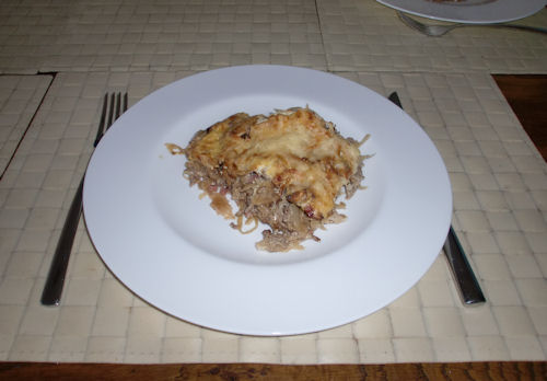 Weißkrautauflauf mit Hackfleisch