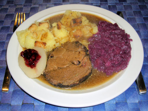 Wildschweinbraten