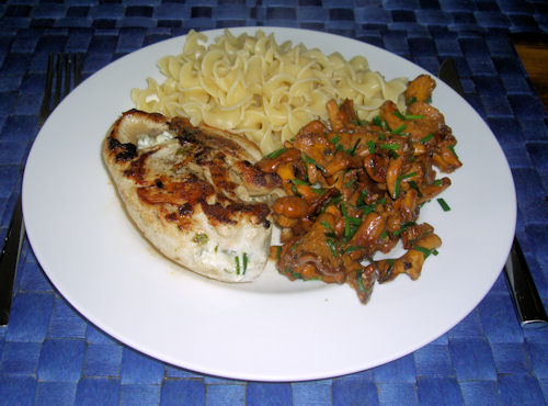 Hähnchenbrust mit Ziegenkäse