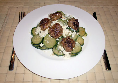 Hackbällchen mit Zucchini