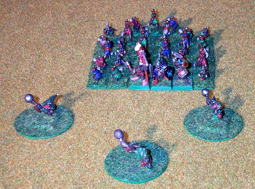 Nachtgoblins mit Goblinboss und Fanatics